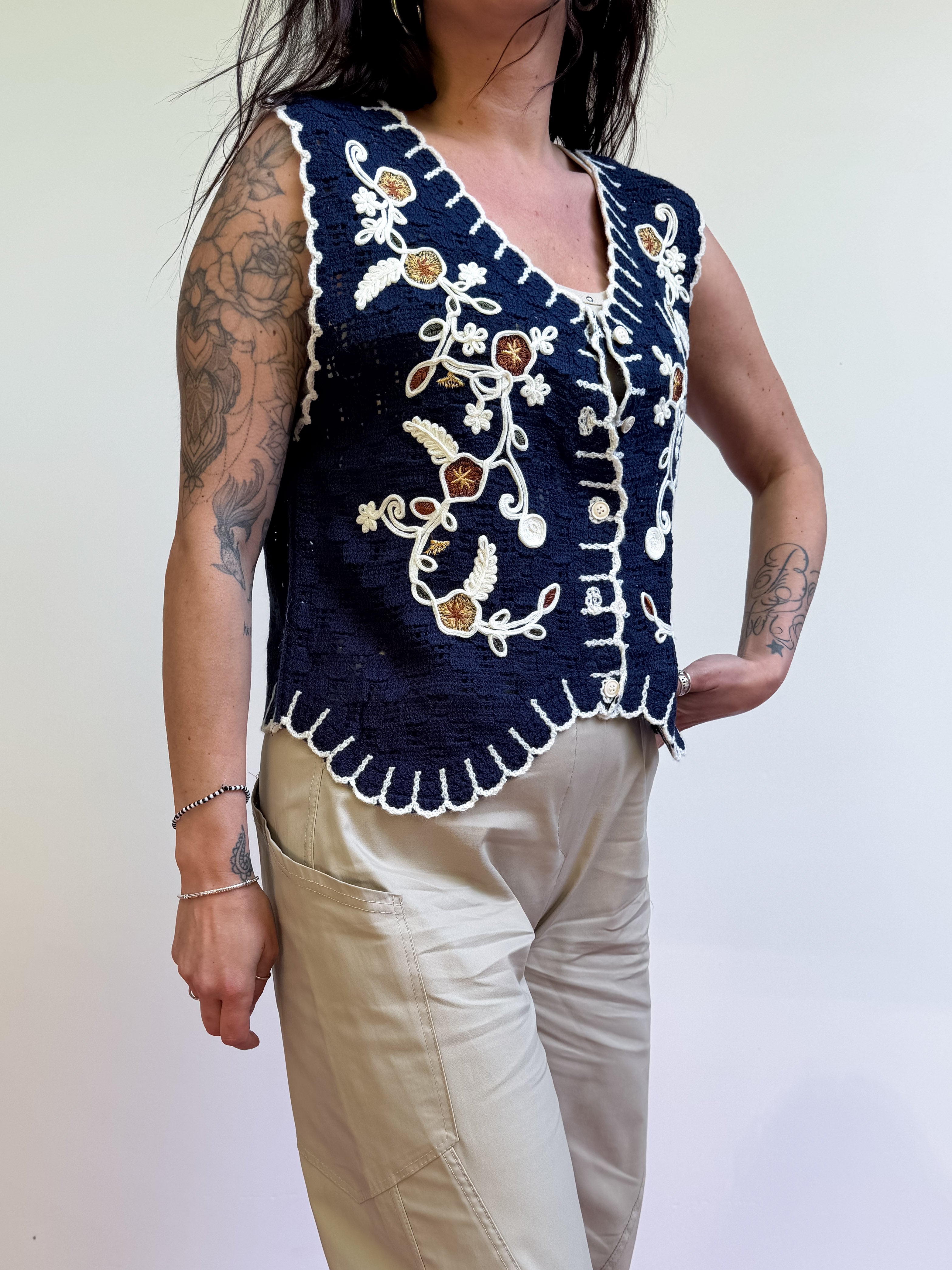 Gilet crochet