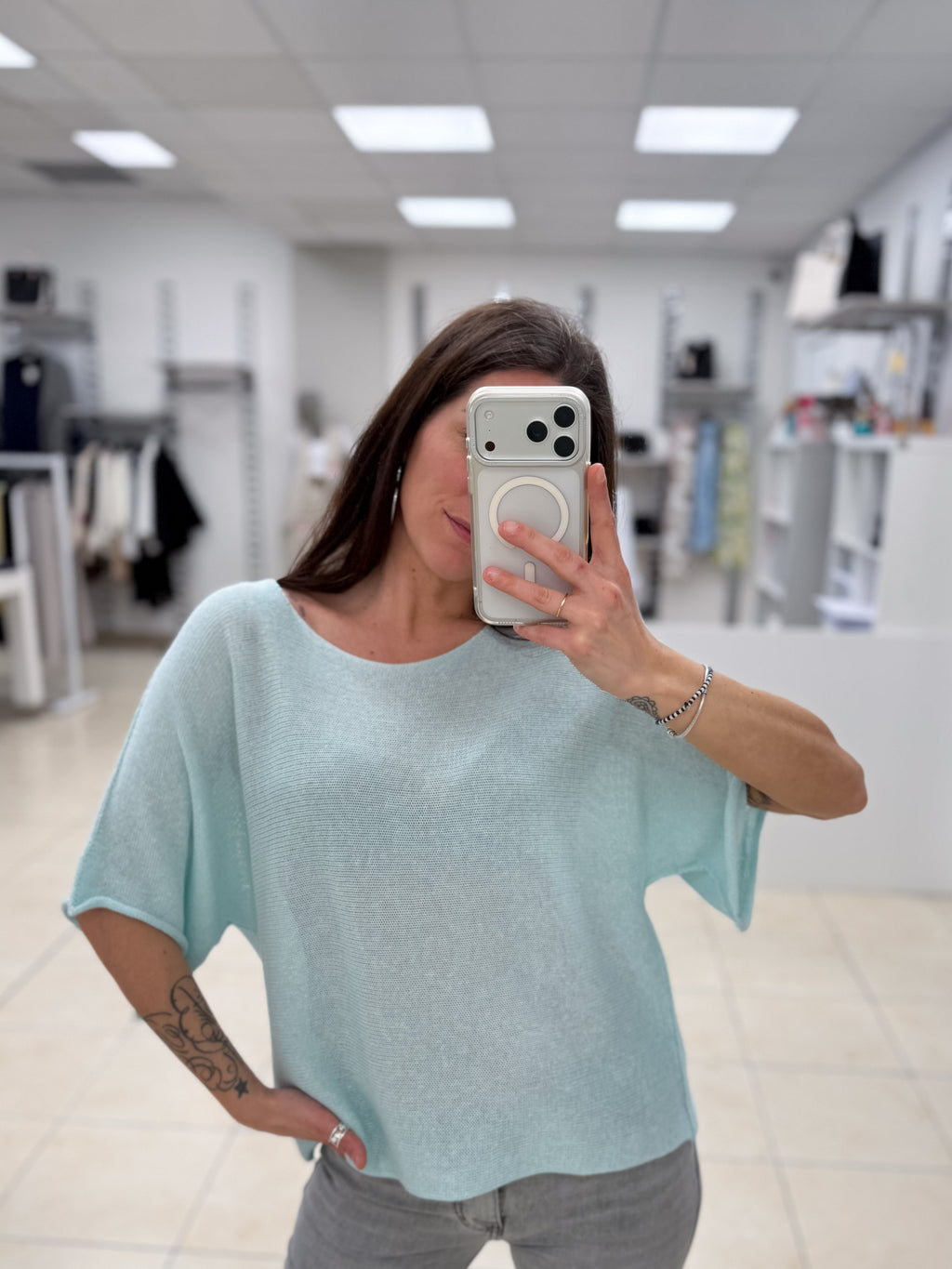 T-shirt in filato