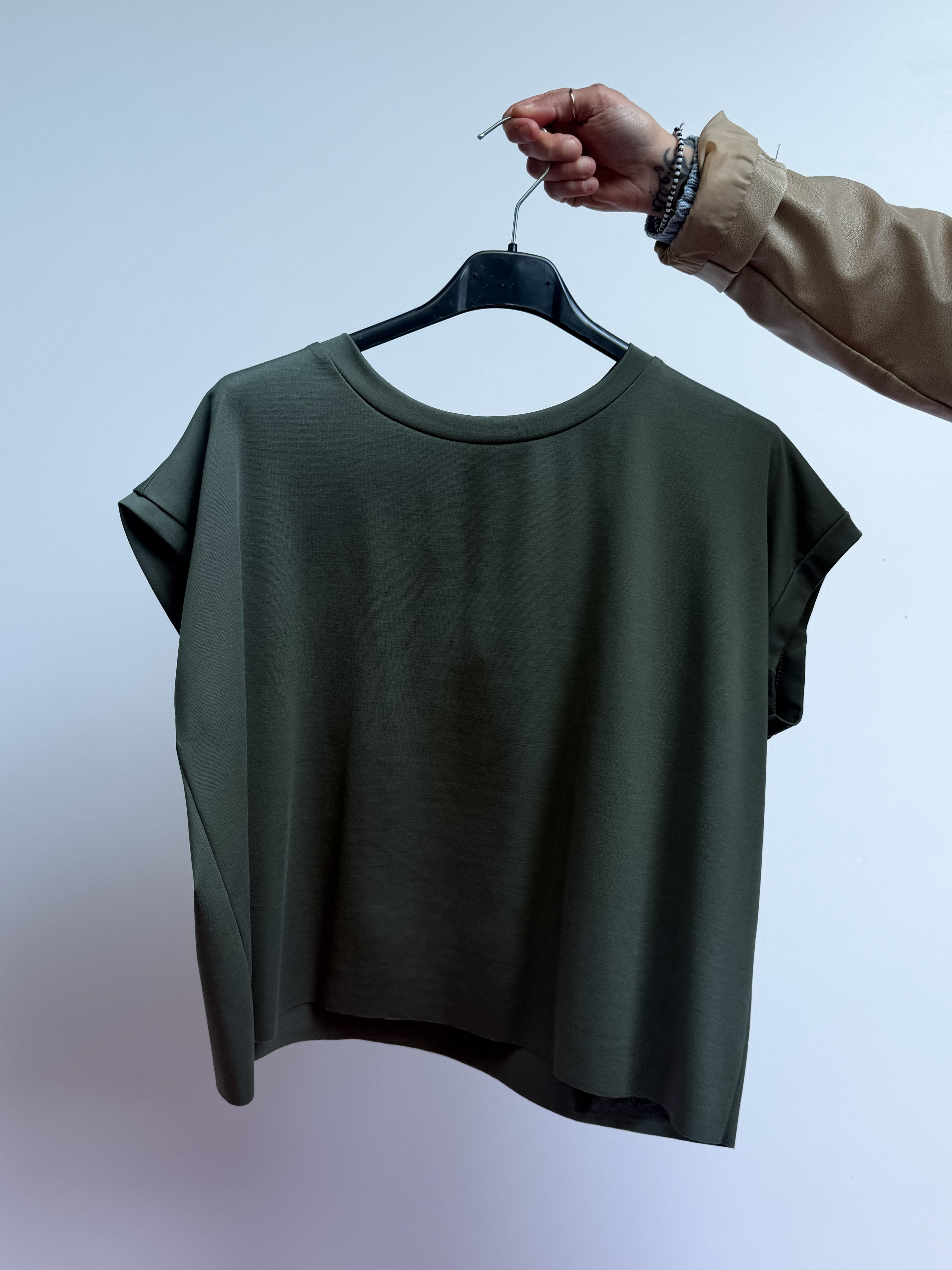 T-shirt basic misto viscosa