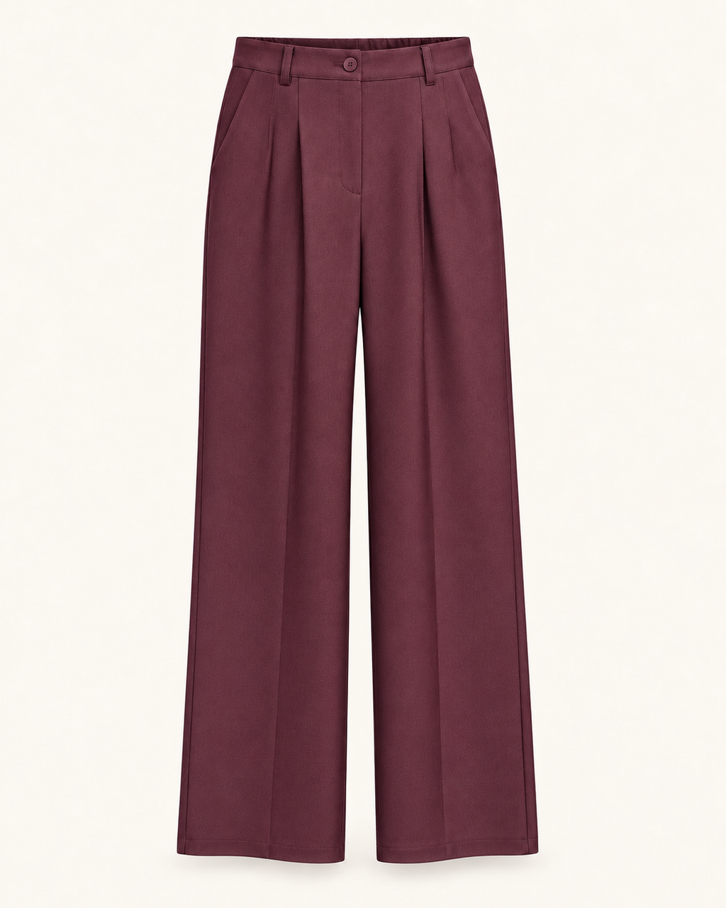 Pantalone a palazzo con pinces