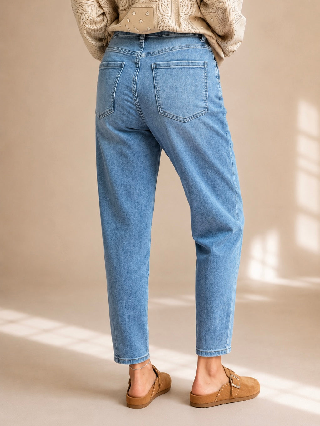 Jeans momfit elasticizzato