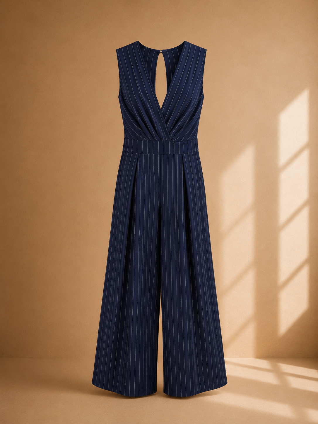 Tuta elegante gessata