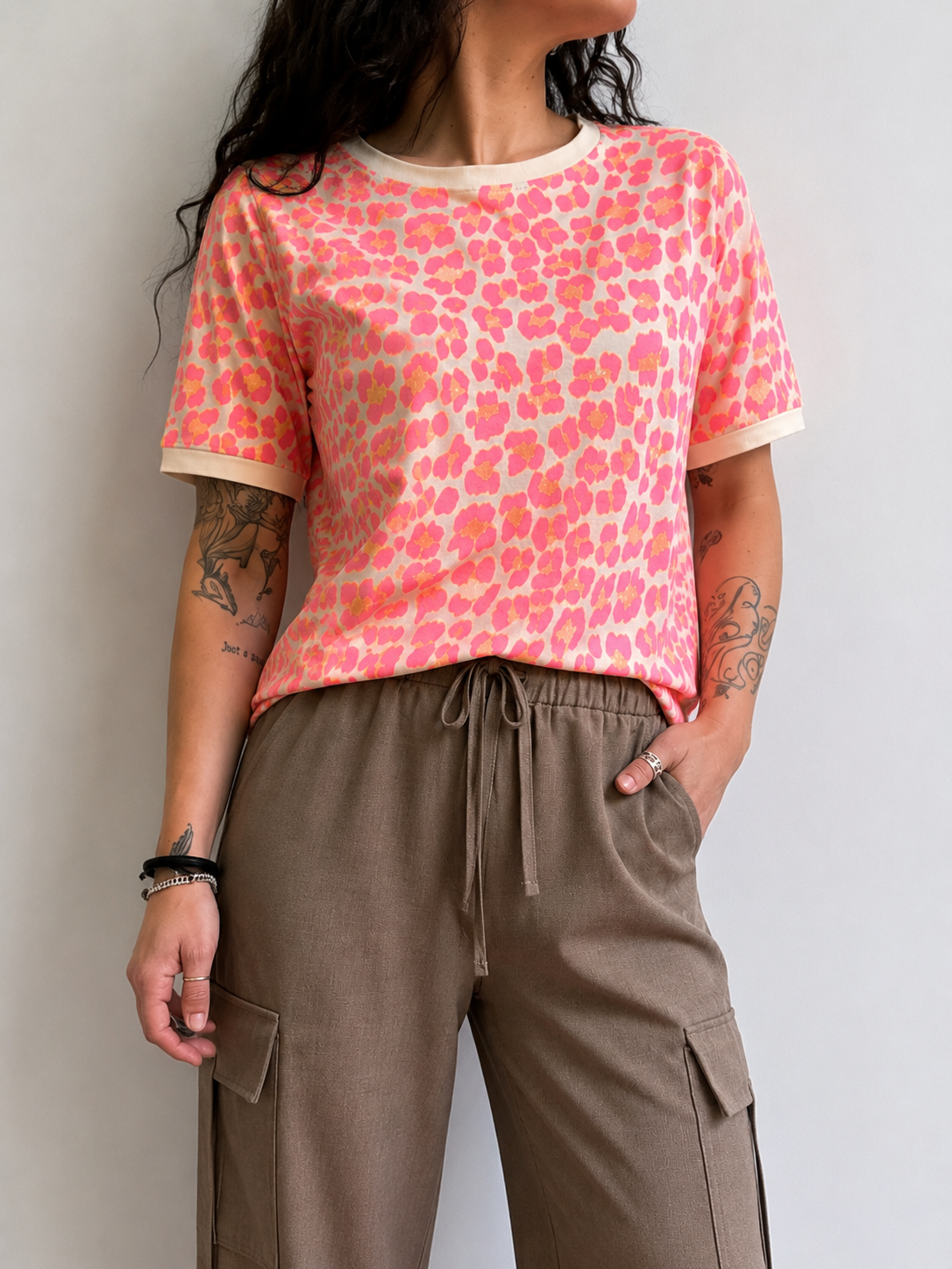 T-shirt maculata