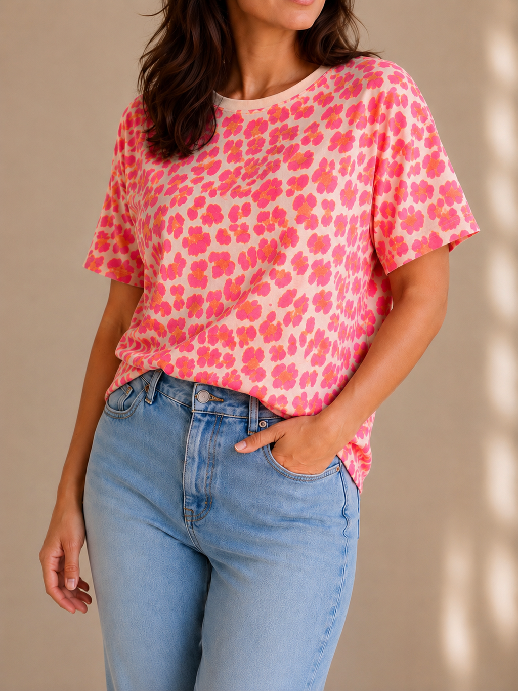 T-shirt maculata