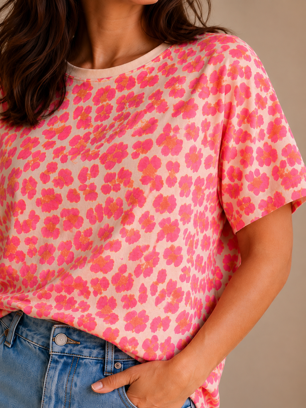 T-shirt maculata