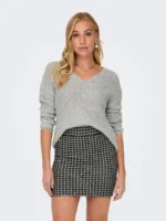 Maglia punto inglese a V - immagine 3