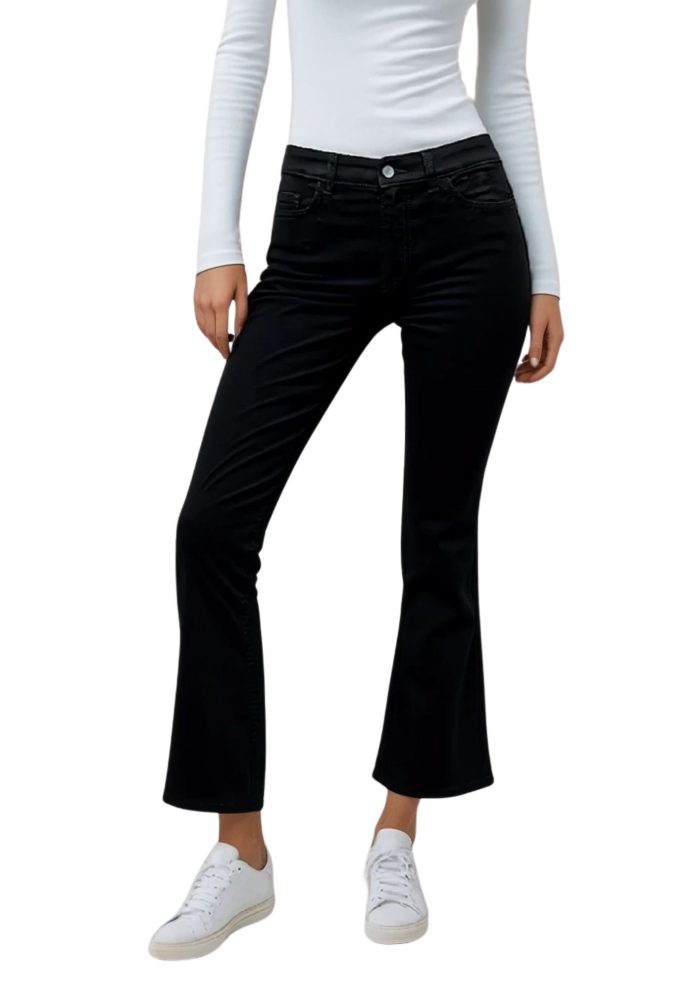 Jeans nero bootcut - immagine 3