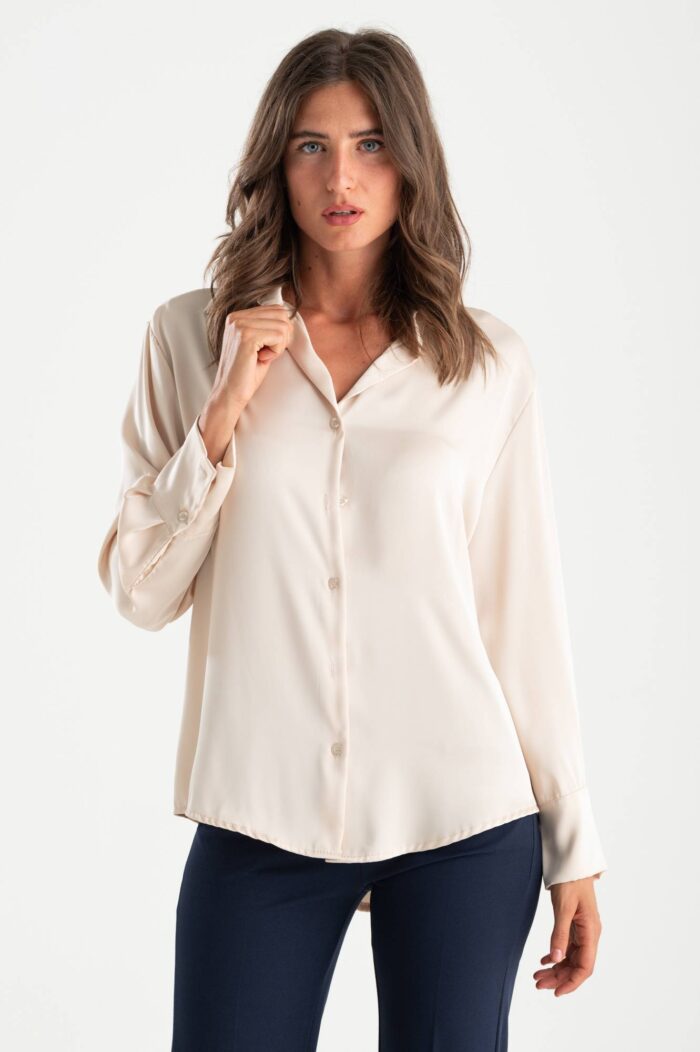 Camicia in raso - immagine 1