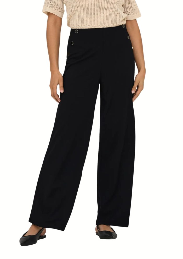 Pantalone crepe sei bottoni - immagine 1