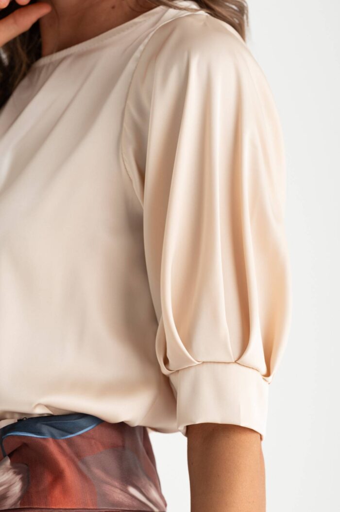 Blusa in raso - immagine 2