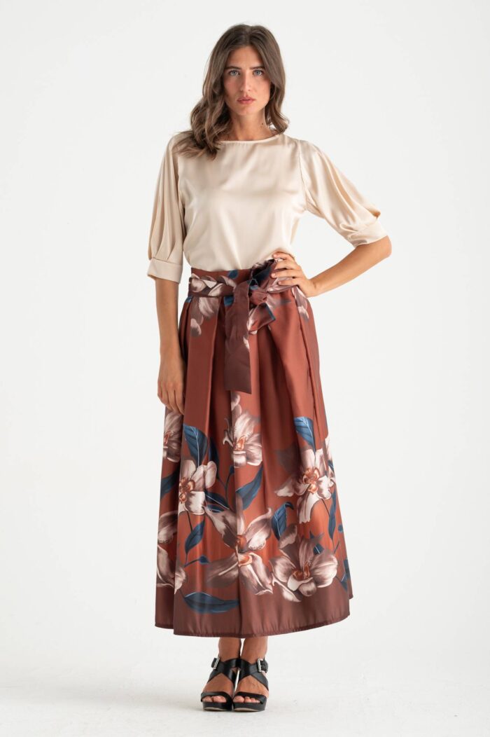 Blusa in raso - immagine 4