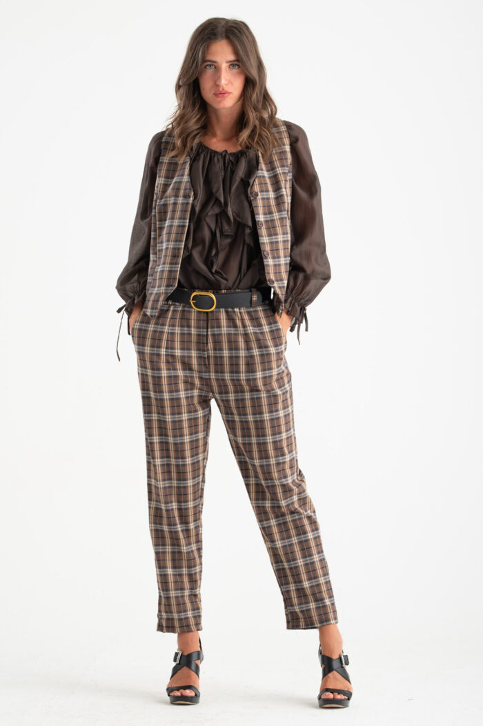 Gilet tartan - immagine 4
