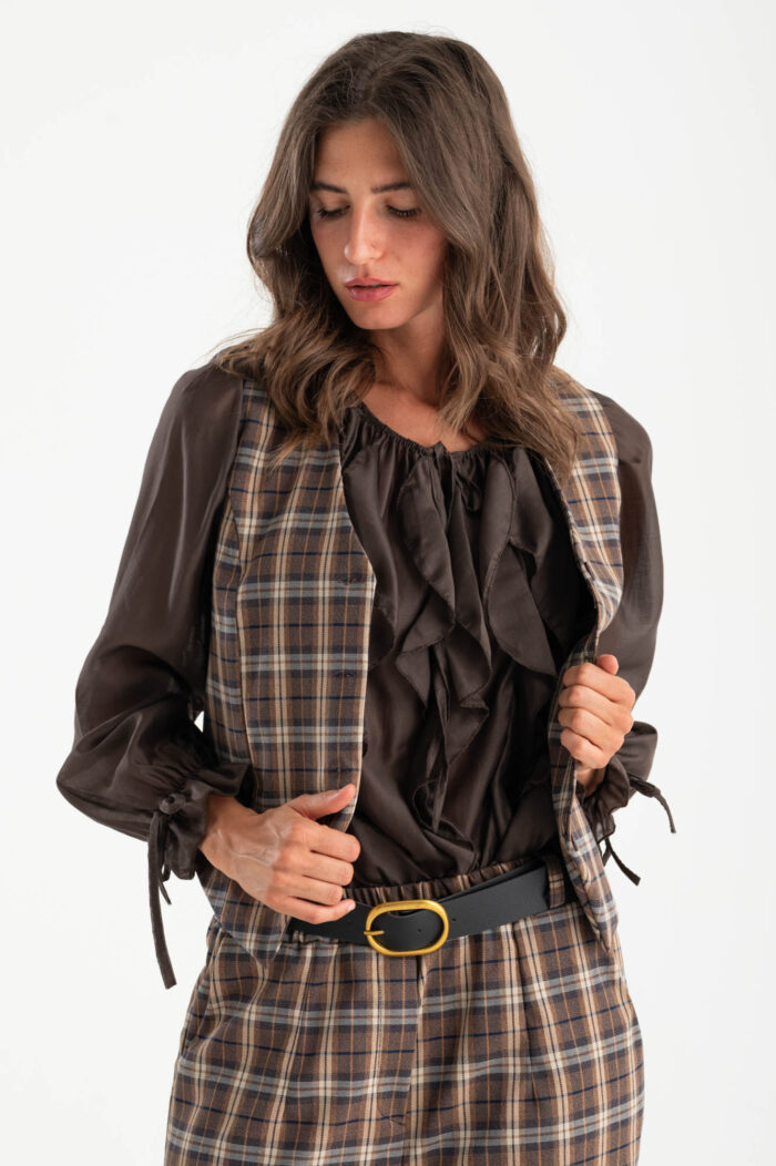 Gilet tartan - immagine 1