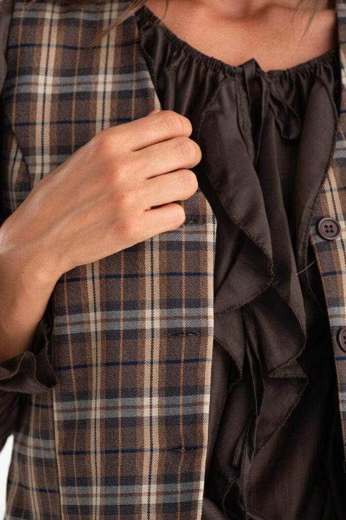 Gilet tartan - immagine 2