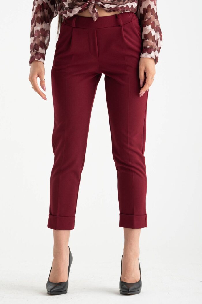 Pantalone crepe con tasche - immagine 1
