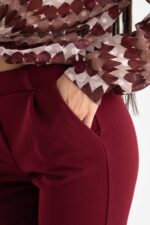 Pantalone crepe con tasche - immagine 3