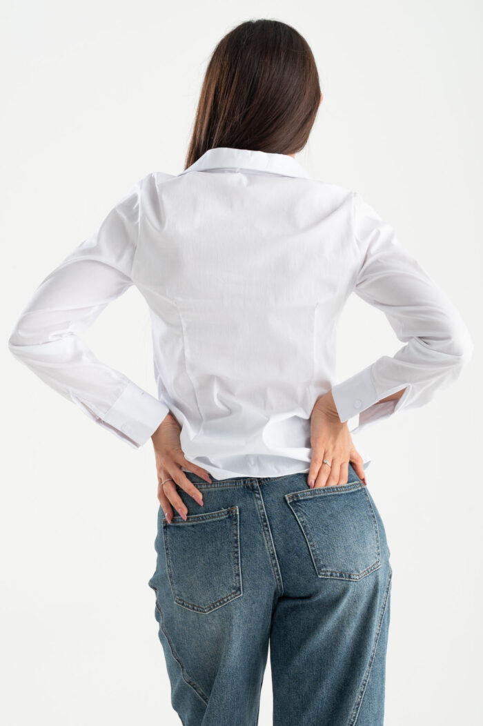 Camicia basic elasticizzata - immagine 3