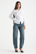 Camicia basic elasticizzata - immagine 4