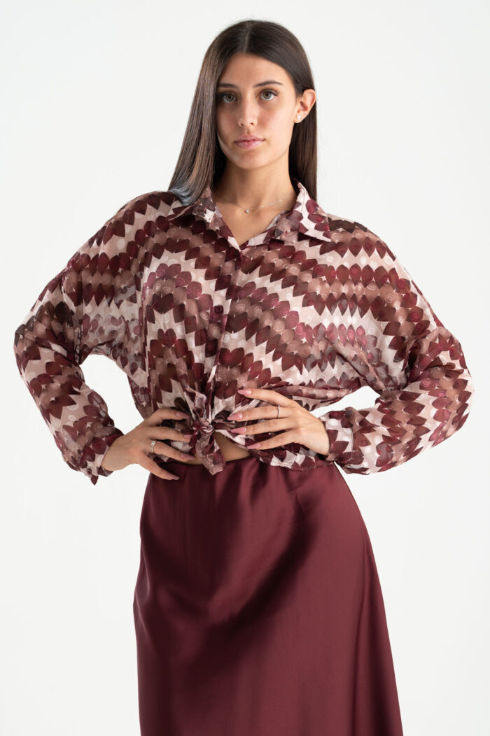 Camicia Velata Fantasia - immagine 1