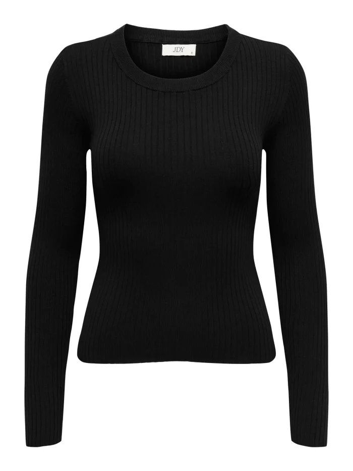 Maglia a coste girocollo - immagine 6