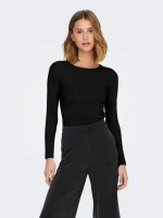 Maglia a coste girocollo - immagine 2