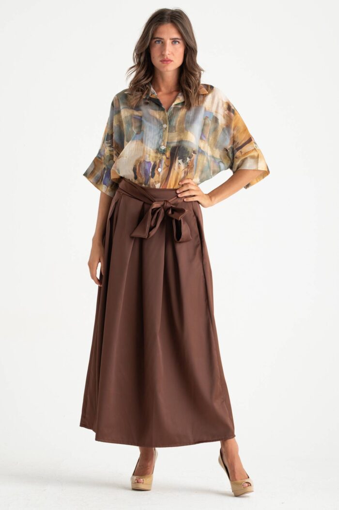 Camicia velata fantasia - immagine 4