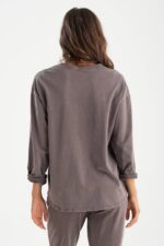 Felpa stone washed - immagine 2