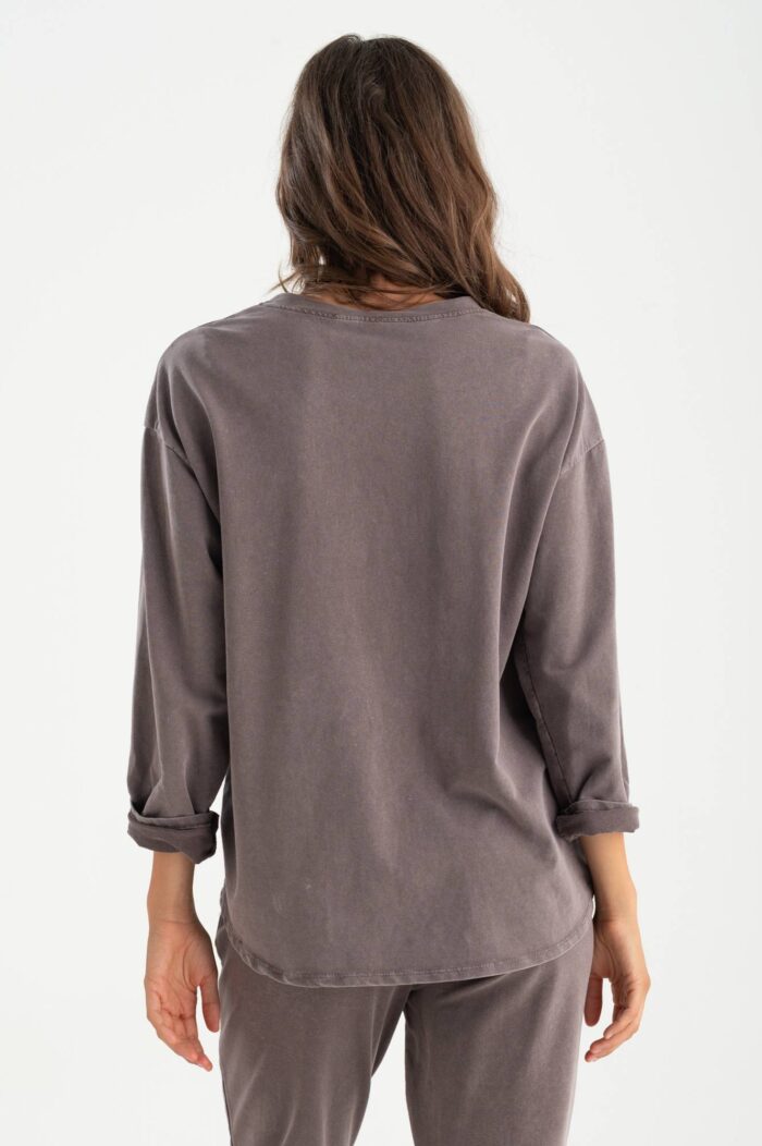 Felpa stone washed - immagine 2