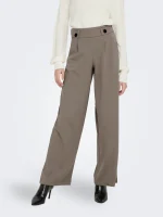 Pantalone crepe doppio bottone