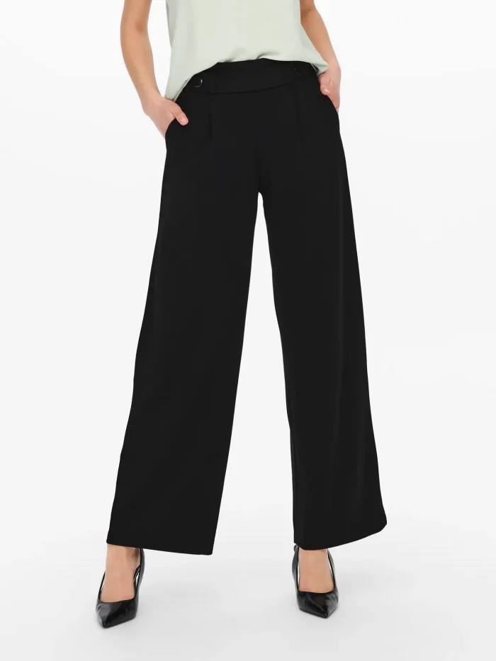 Pantalone crepe doppio bottone - immagine 3