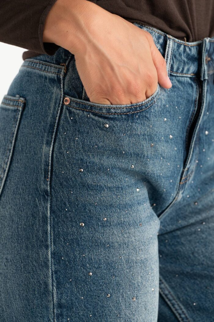 Jeans palazzo borchie - immagine 2
