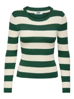 Maglia a coste rigata girocollo - immagine 5