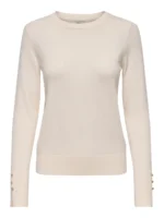 Maglia girocollo polso bottoncini - immagine 3