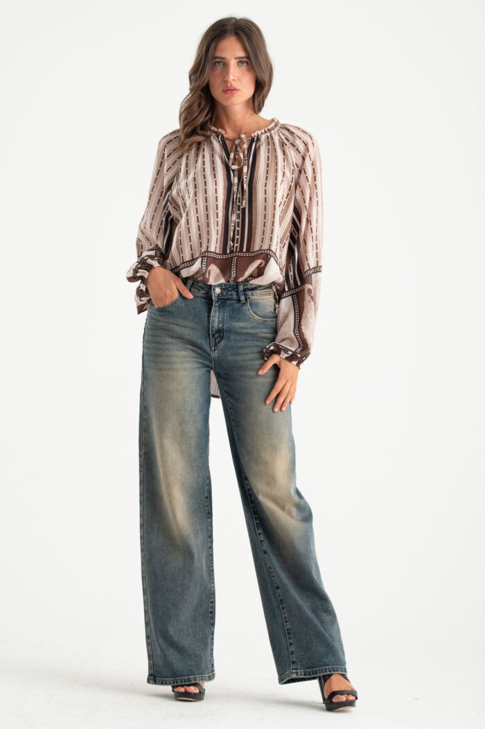 Jeans wide-leg vintage - immagine 4