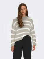 Maglia oversize rigata