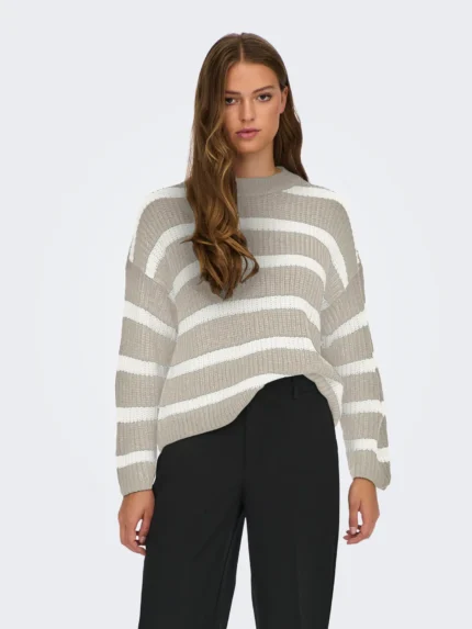 Maglia oversize rigata