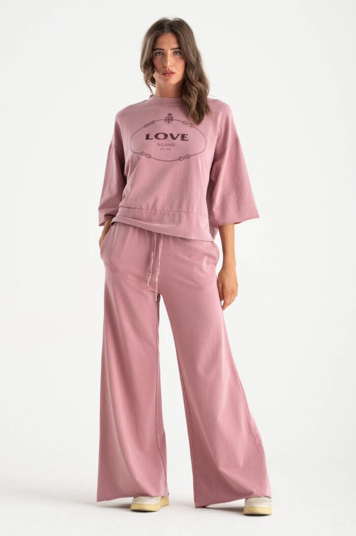 Pantalone felpa Stone Washed - immagine 2