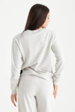 Felpa basic girocollo - immagine 3