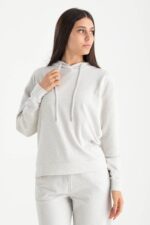 Felpa basic cappuccio