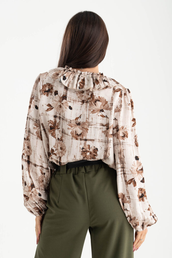 Blusa fantasia manica a palloncino - immagine 3