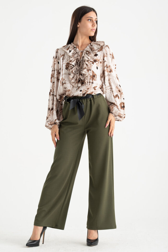 Blusa fantasia manica a palloncino - immagine 4
