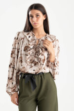 Blusa fantasia manica a palloncino