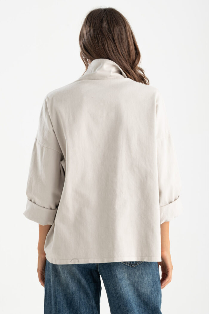 Giubbino oversize con patch - immagine 3