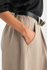 Pantalone palazzo con pences - immagine 2