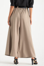 Pantalone palazzo con pences - immagine 3