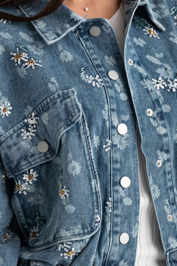Giubbino jeans oversize - immagine 3