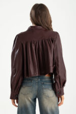 Giubbino ecopelle cropped - immagine 3