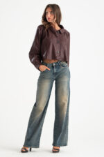 Giubbino ecopelle cropped - immagine 4
