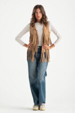Gilet effetto suede - immagine 2
