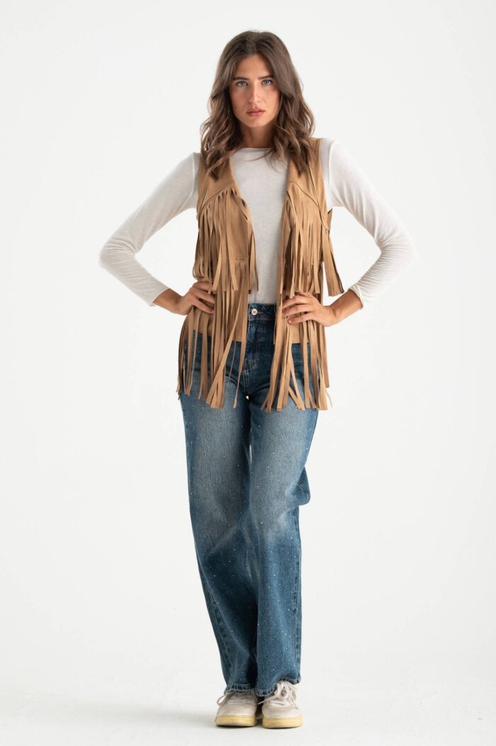Gilet effetto suede - immagine 2